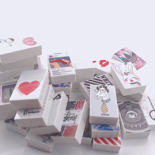 ABS塑料烟盒彩图印刷潮牌款式个性白色20只装软硬萫烟便携时尚